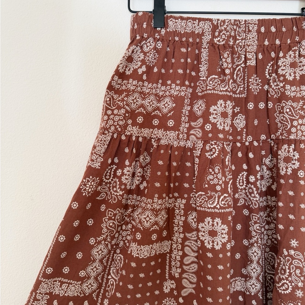 Rylee + Cru Bandana Print Maxi Skirt - Picture 4 of 5